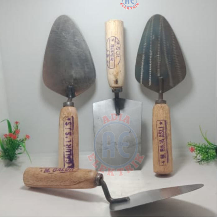 Sendok Semen  Galur, Baja, Super, Kotak Bangunan Murah / Sendok Tukang