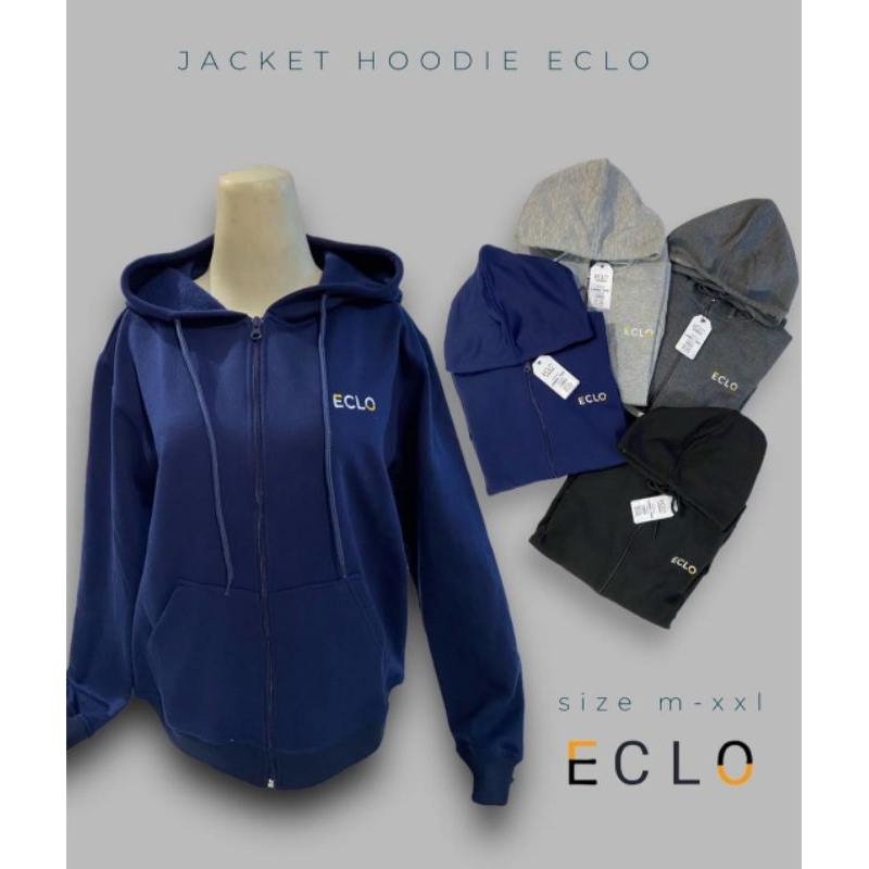 Jaket hoodie Eclo Baby Terry tebal halus Bisa COD | FREE ONGKIR Termurah