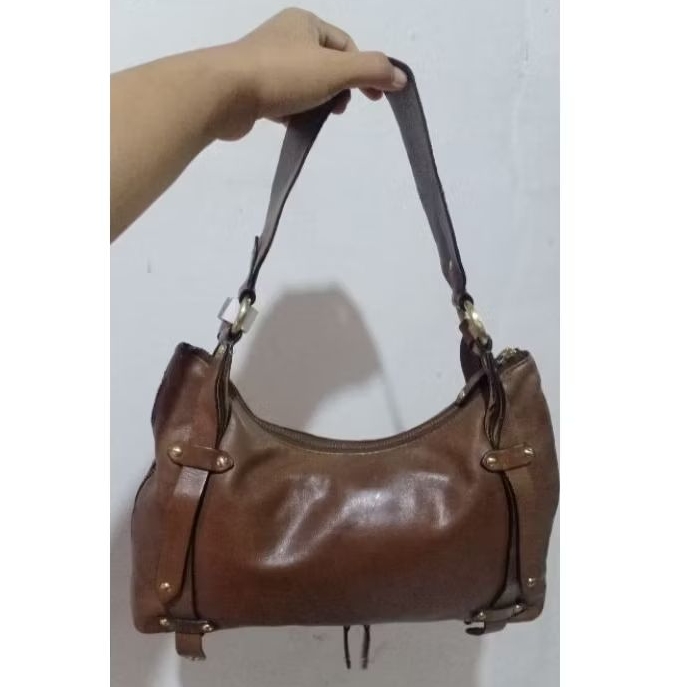 HOBO / SHOULDER BAG DKNY KULIT VINTAGE PL