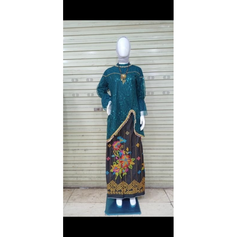 Baju Bodo Modern Renda mix payet organza Wanita Kondangan Pesta Dewasa