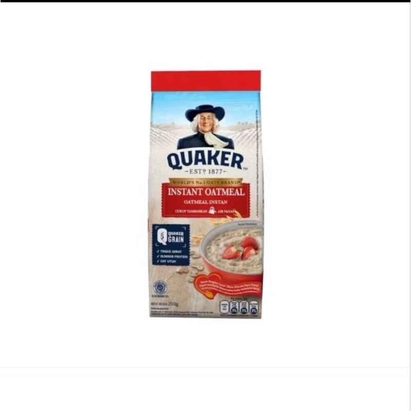 

Quaker Oatmeal Instan 200g