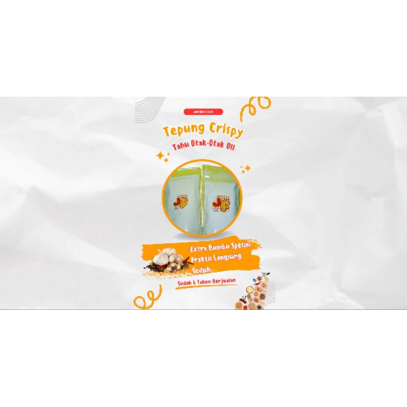 

Tepung Tahu Otak - otak Bumbu Siram Crispy Goreng Krispy 1KG