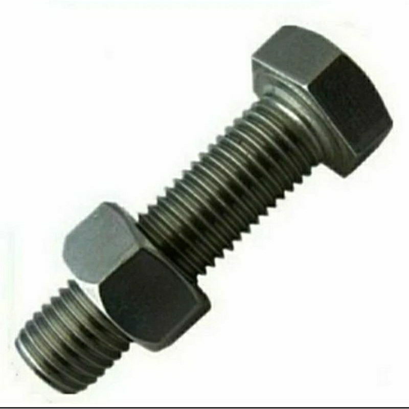 Baut baja M8×20 Baut mur baja hitam