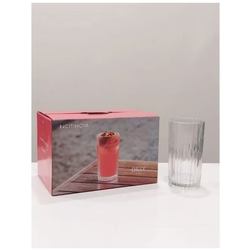 GELAS CITINOVA / GELAS CITINOVA DILLY 1BOX ISI 6 PCS / GELAS KACA CITINOVA