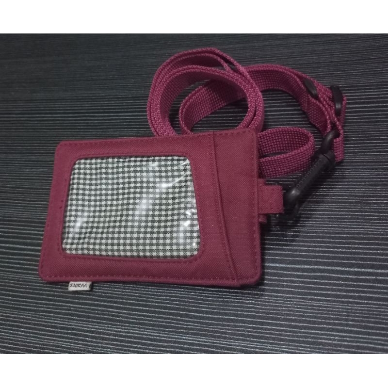 

Preloved Original Wallts Exon Maroon ID Card