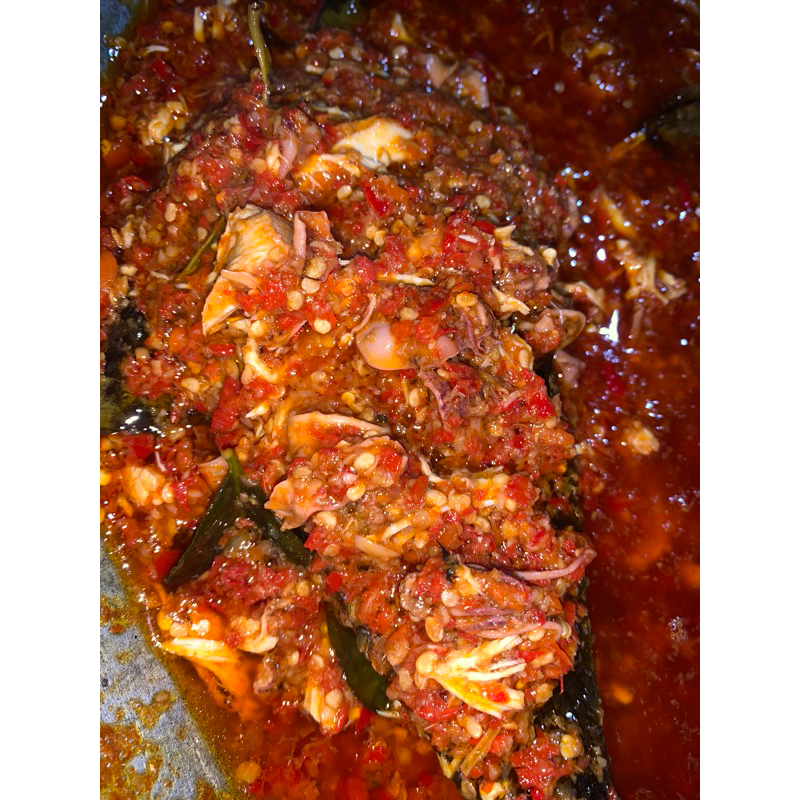 

Sambel cumi mix ayam suir