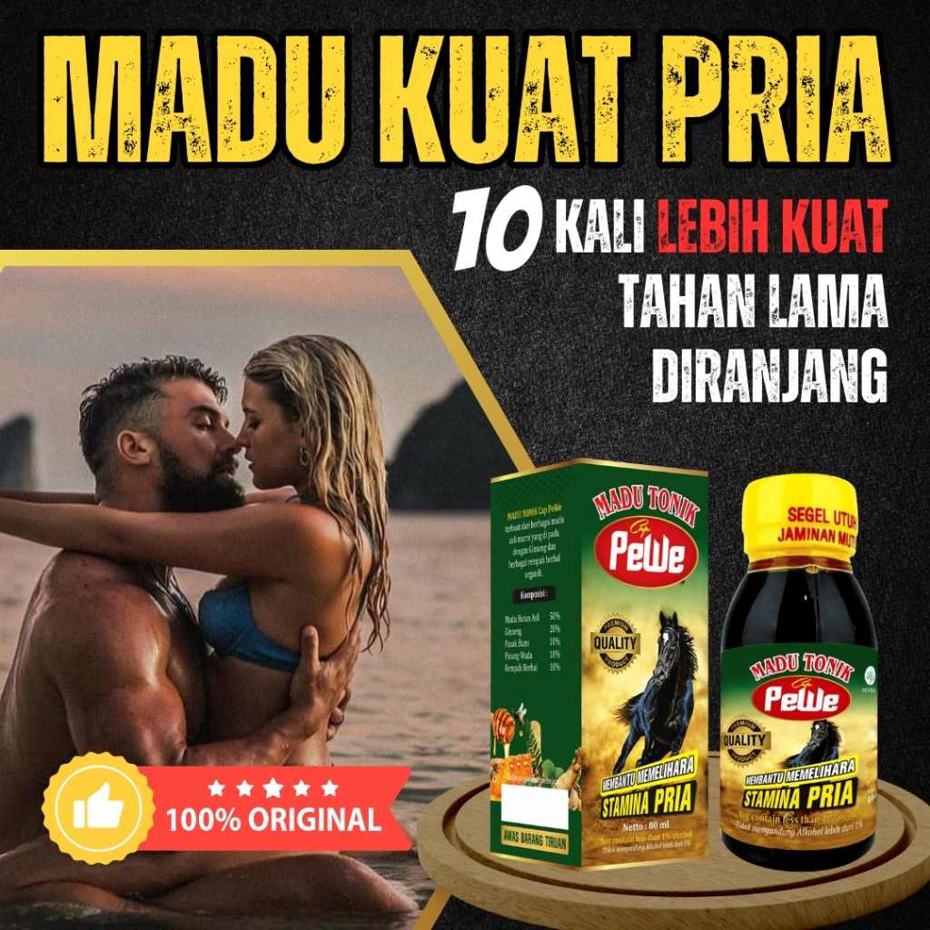 

Madu Pewe Original | Madukuat Asli Stamina Pria Kuat Tahan Lama Penambah Gairah Perkasa Di Ranjang