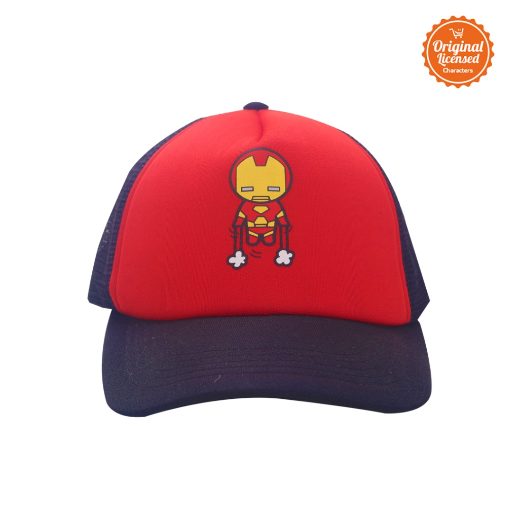 Marvel Topi Iron Man - Merah