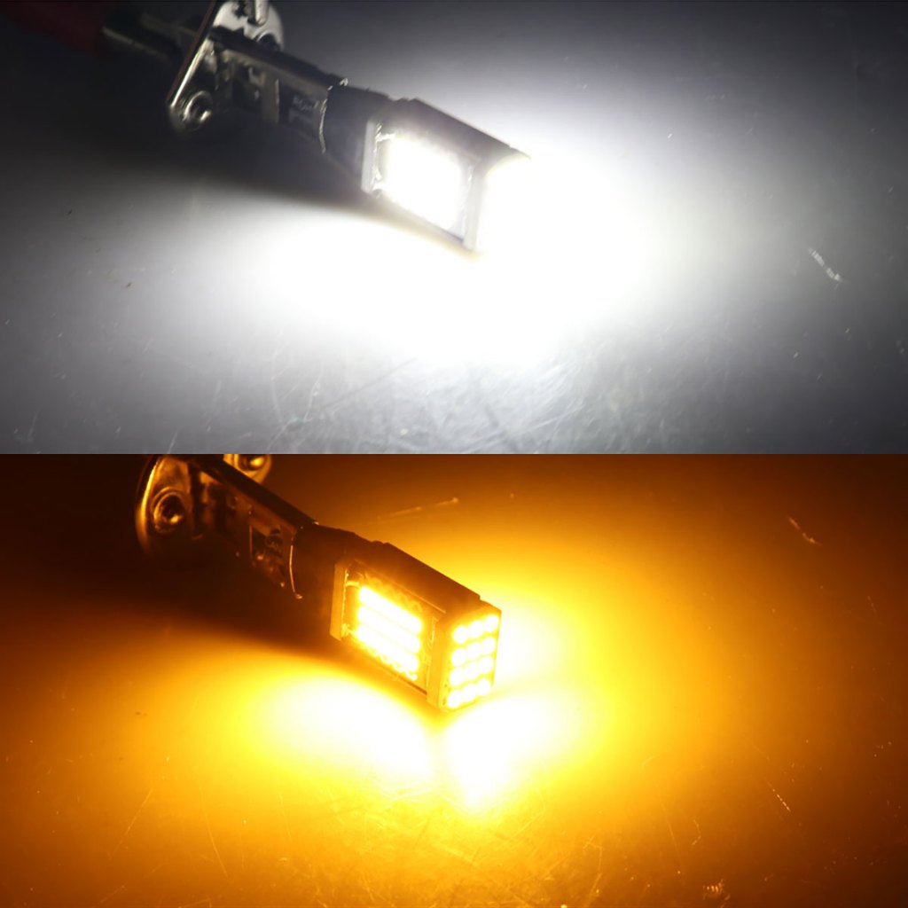 RB 2 Buah H3 12V-24V Kit Lampu Depan LED Cree Ultra Putih 100W 10000Lm Bohlam Lampu Berjalan Siang