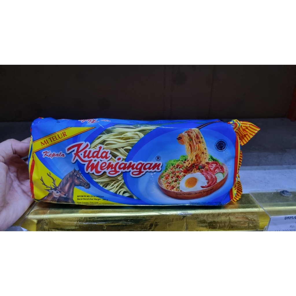 

MIE TELUR KUDA MENJANGAN 200GR BUNGKUS BIRU/HIJAU