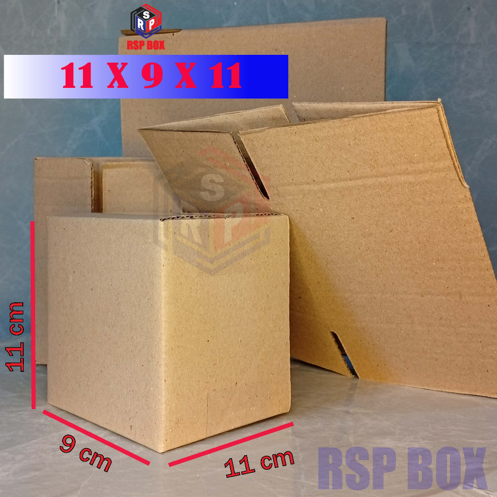 

Kardus packing ukuran 11x9x11 cm karton box packaging kemasan murah