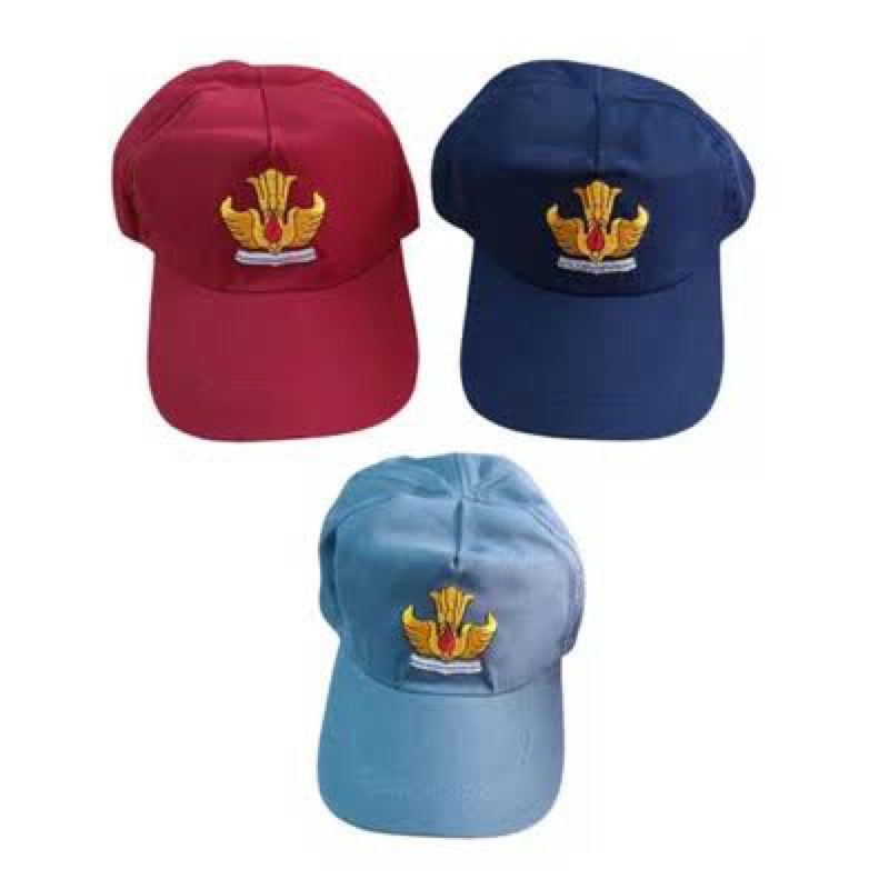 TOPI SEKOLAH BORDIR SD/SMP | SERAGAM SEKOLAH | TOPI SD | TOPI SMP