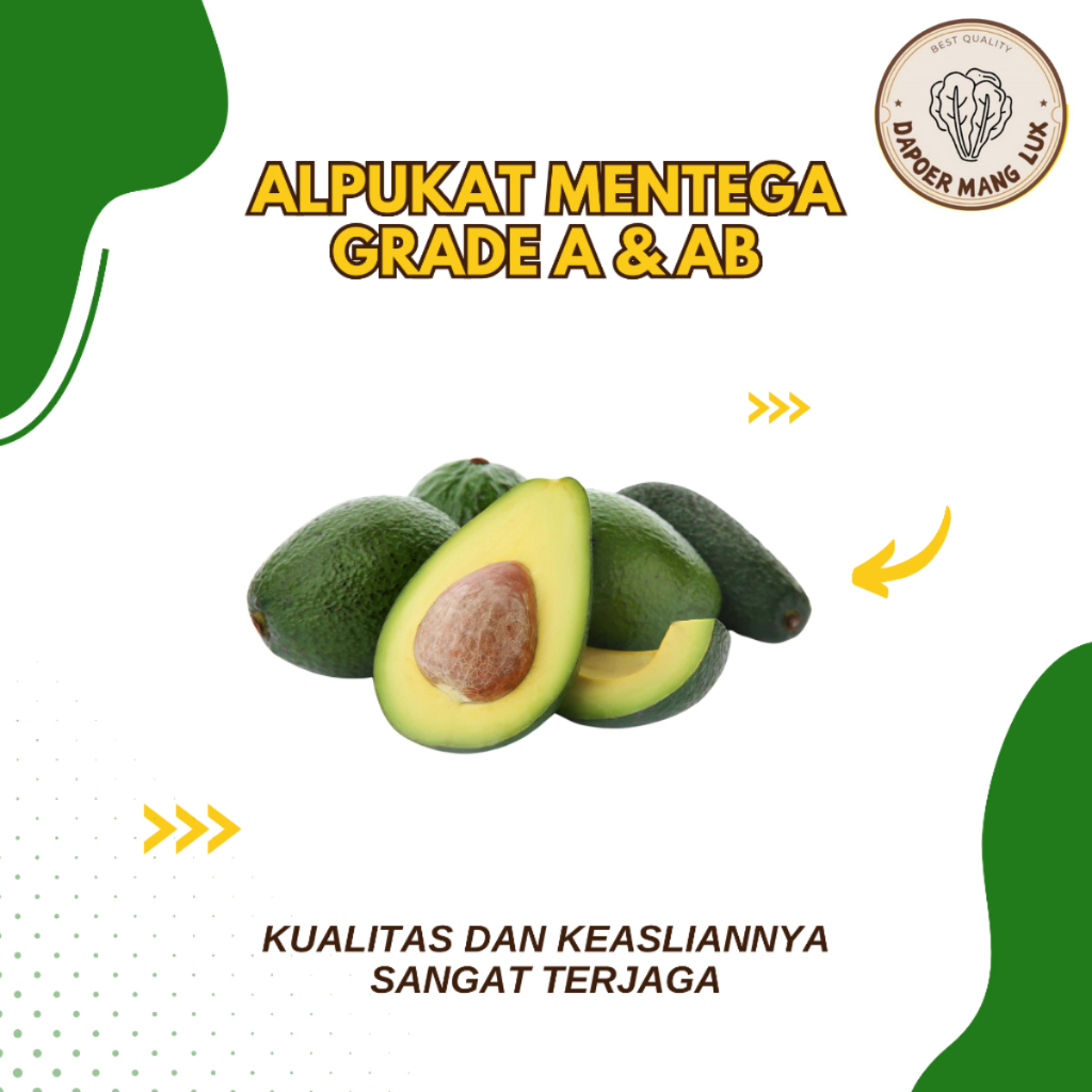 

ALPUKAT MENTEGA GRADE A DAN AB 500 GRAM DAN 1 KG BEST QUALITY