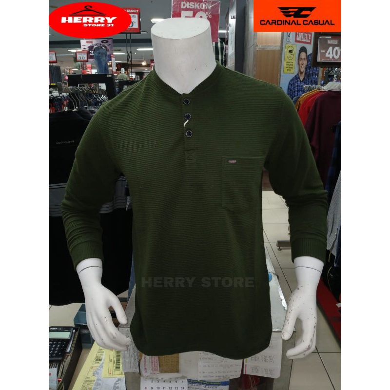 KAOS LENGAN PANJANG CARDINAL CASUAL ORIGINAL PREMIUM QUALITY
