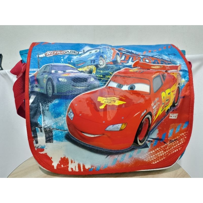 Cars Disney Pixar Lightyear Slingbag Shoulderbag Biru Tas Anak