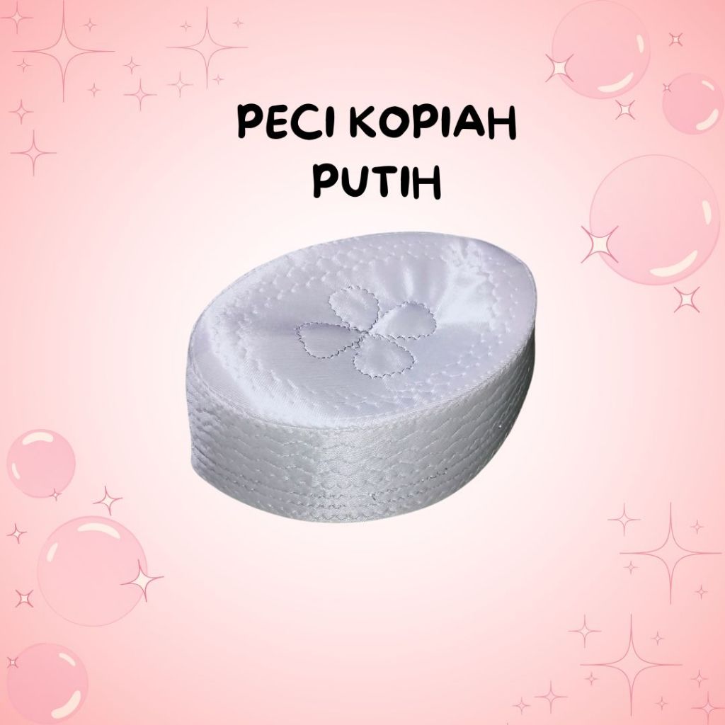 Peci/Kopiah haji model madinah bisa juga digunakan untuk anak-anak TK