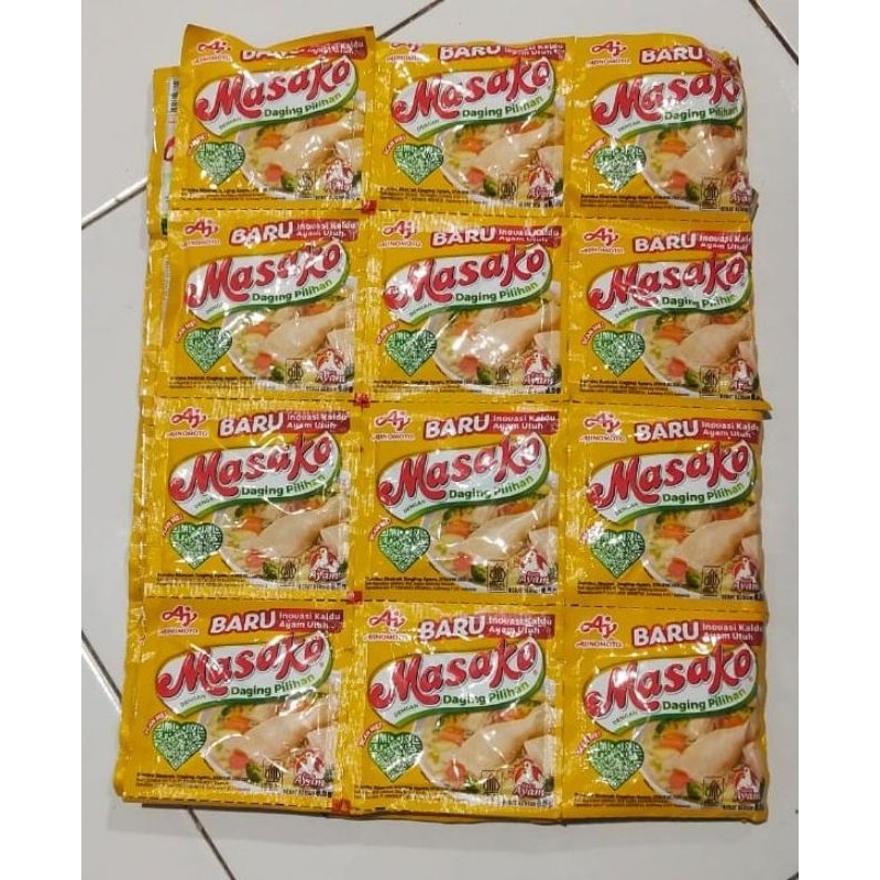 

Masako bumbu penyedap rasa (Renceng isi 12 pcs)