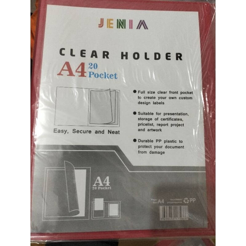 

Clear Holder Plastik Pas Untuk Raport K13 Banyak Pilihan warna