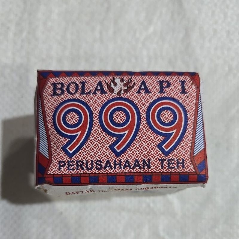 

Teh 999 bola api tjap tiga 9 pekalongan 42g ( ECER )