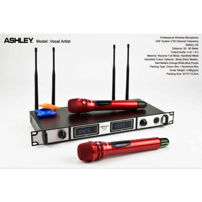 ashley mic wireless vocal artist