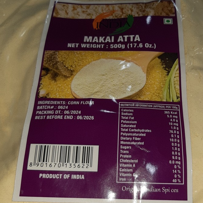 

MAKAI ATTA TASTE OF INDIA 500G / Tepung Jagung