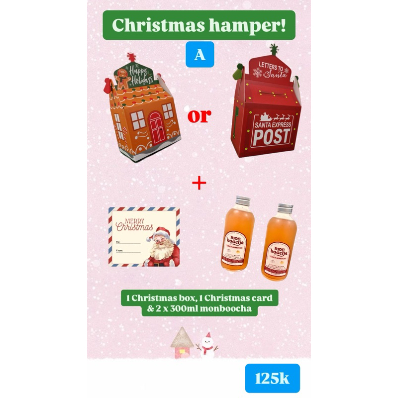 

CUSTOM ORDER MONBOOCHA Kombucha Christmas Hampers