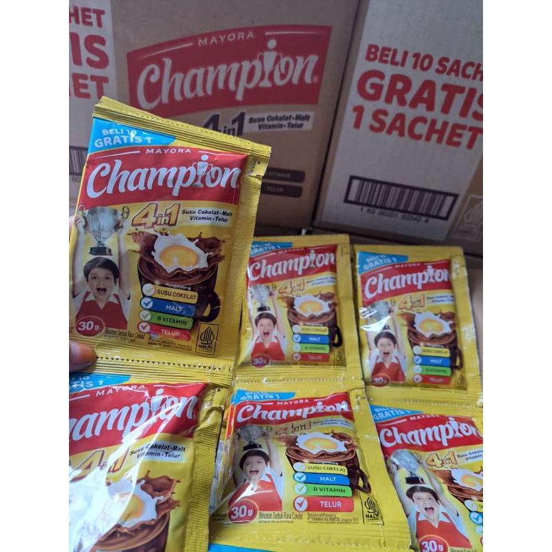 

Energen Champions 1 renceng isi 11 pcs (tanpa sendok)