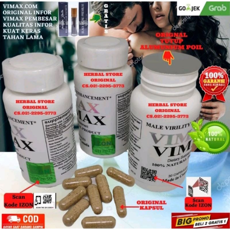 Keluaran Terbaru Vimax Asli Original (Vimax ) Vimax Capsul Asli Original Canada Bercode