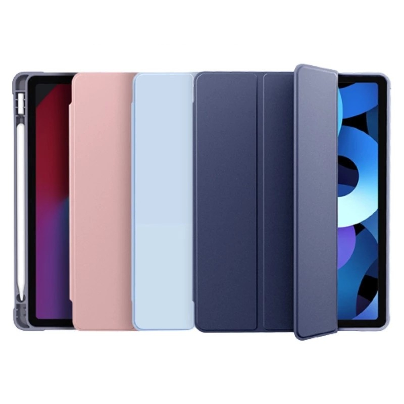 Flip Case Matte With Slot Pen iPad Mini 4 / 5 / 6 / Mini 7 Smart Cover Casing Trifold Magnetic Honey