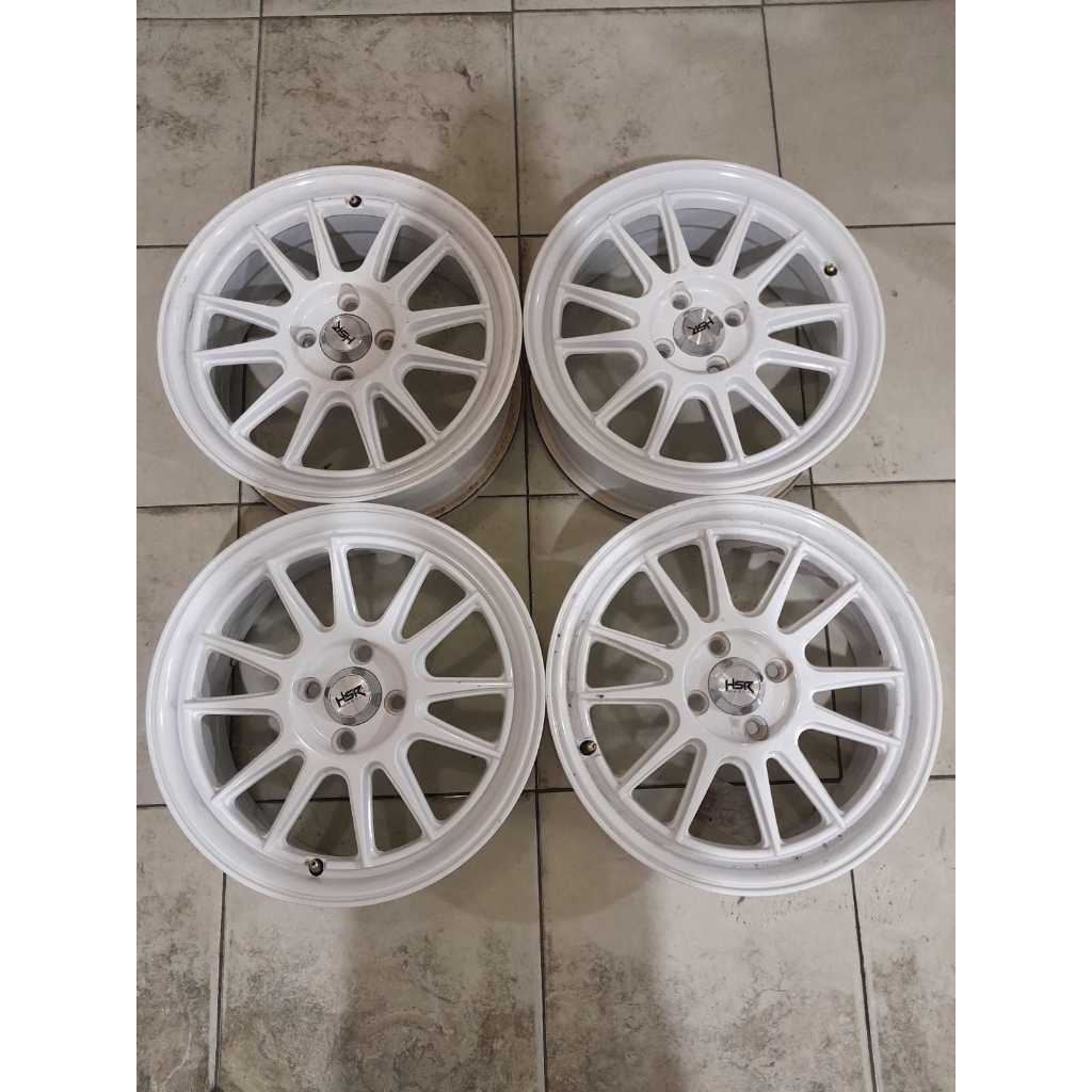VELG MOBIL BEKAS SEKEN HSR ENDE RING 16 LEBAR 7 PCD 4X100 ET 45 UNTUK MOBIL AGYA AYLA SIGRA CALYA BR