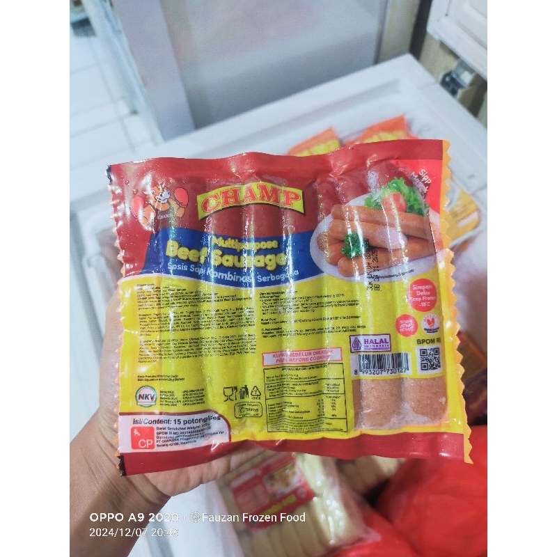 

Champ Sosis Sapi Serbaguna 375gram