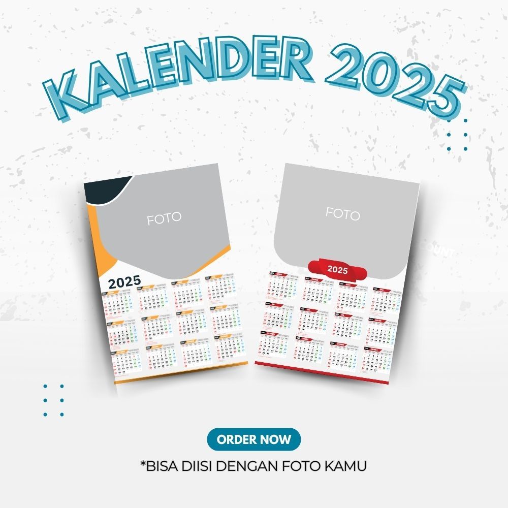 

[A4] KALENDER 2025 BISA CUSTOM FOTO min pembelian 2