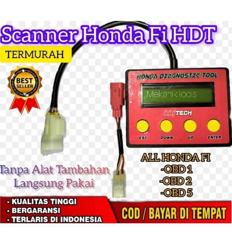 Scanner Honda HDT OBD 1 OBD 2 semua motor Honda injeksi