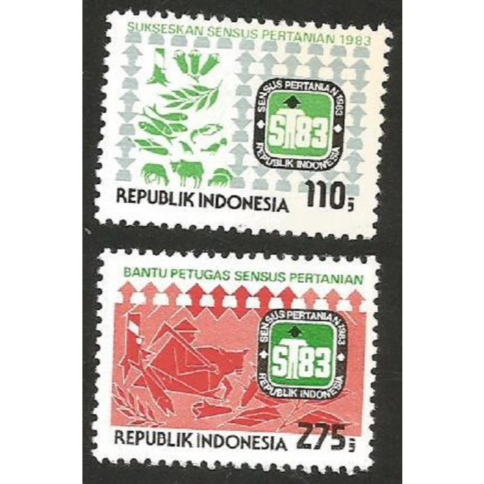 

A 11307 SET LENGKAP PRANGKO TEMA SENSUS PERTANIAN 1986 DENGAN KONDISI MNH MINT NEVER HINGED