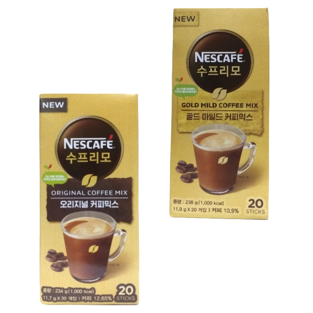 

Nescafe Supremo Coffee Mix Korea Original/Gold Mild Flavor