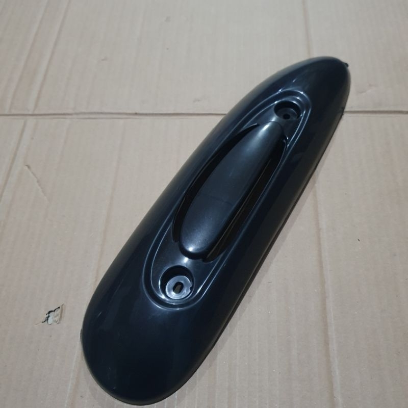 COVER TUTUP KNALPOT SCOOPY FI 2013 2016 HITAM