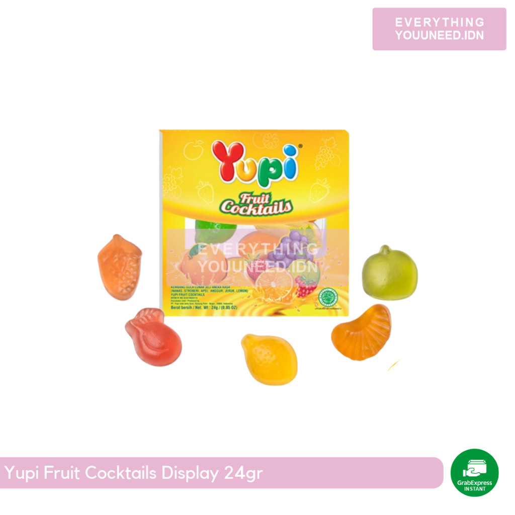 

Yupi Fruit Cocktails Display 24gr