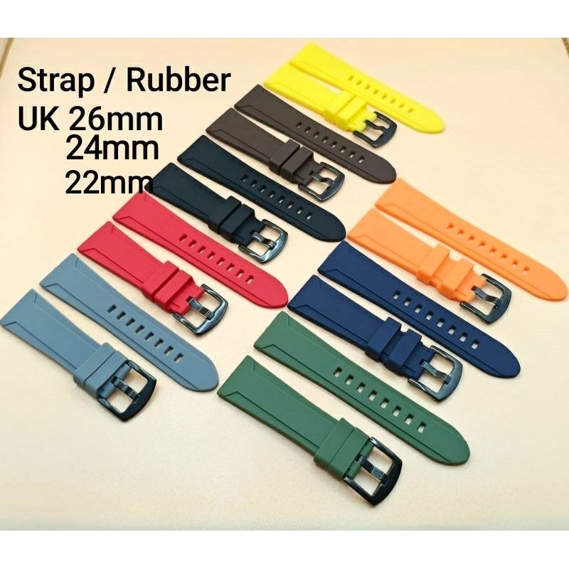 Strap Tali Jam Tangan Expedition Rubber Silikon Tali Jam Expedition