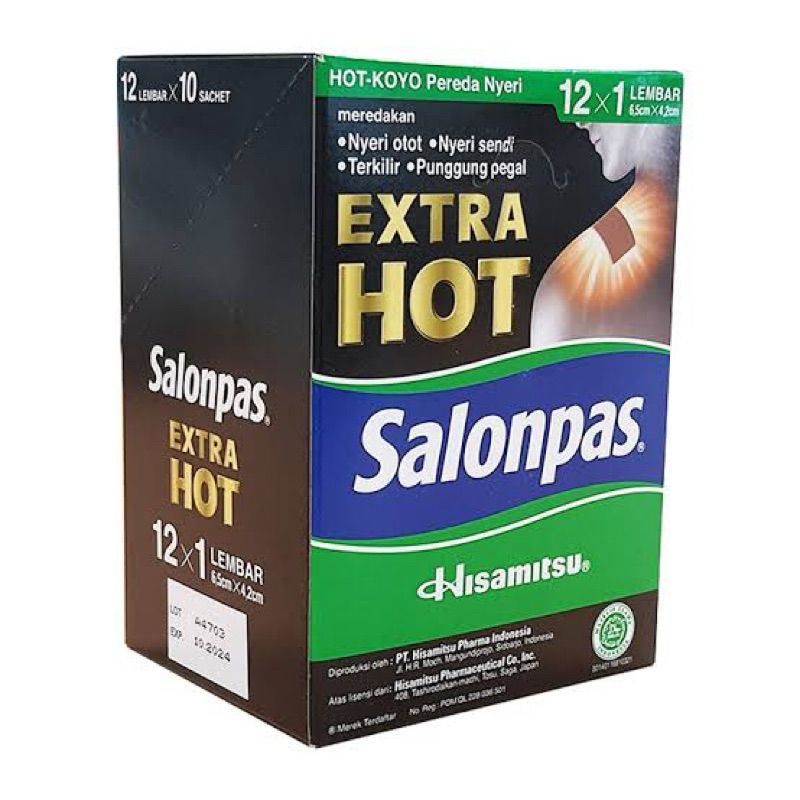 Salonpas Xtra Hot Box 12x1