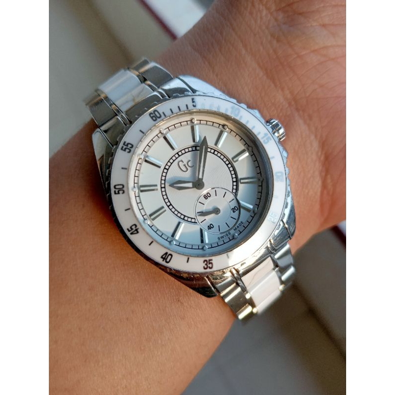 jam GC subsecond original ceramic wanita