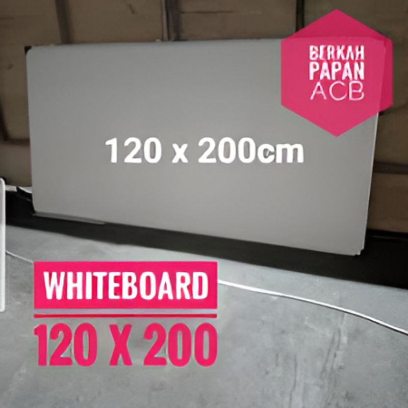 

Whiteboard 120 x 200 / Papan Tulis 2 Sisi 120 x 200