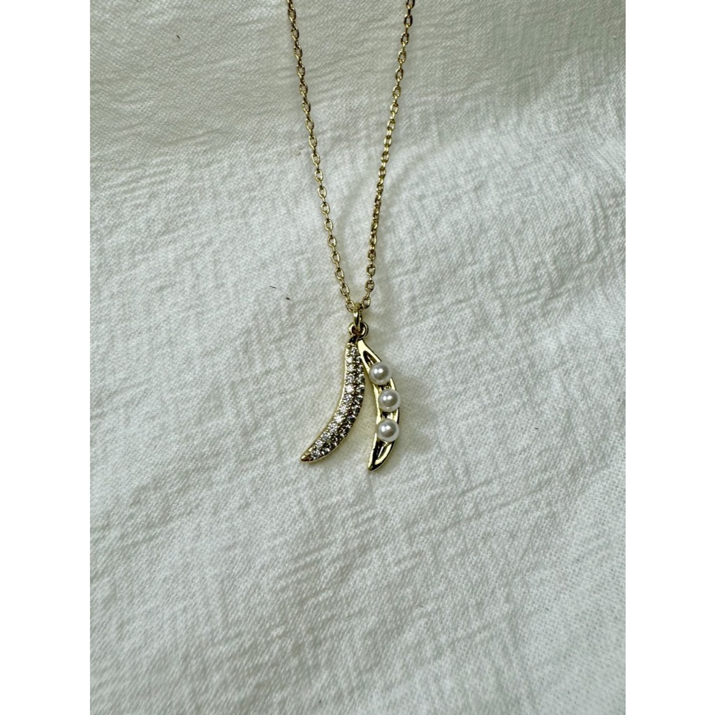 Kalung Xuping perhiasan realistis model pisang 14K kalung lapis emas