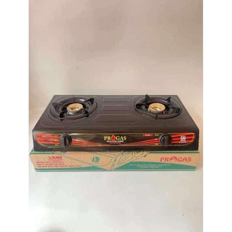 Kompor 2 Tungku Progas Stainless PG-269