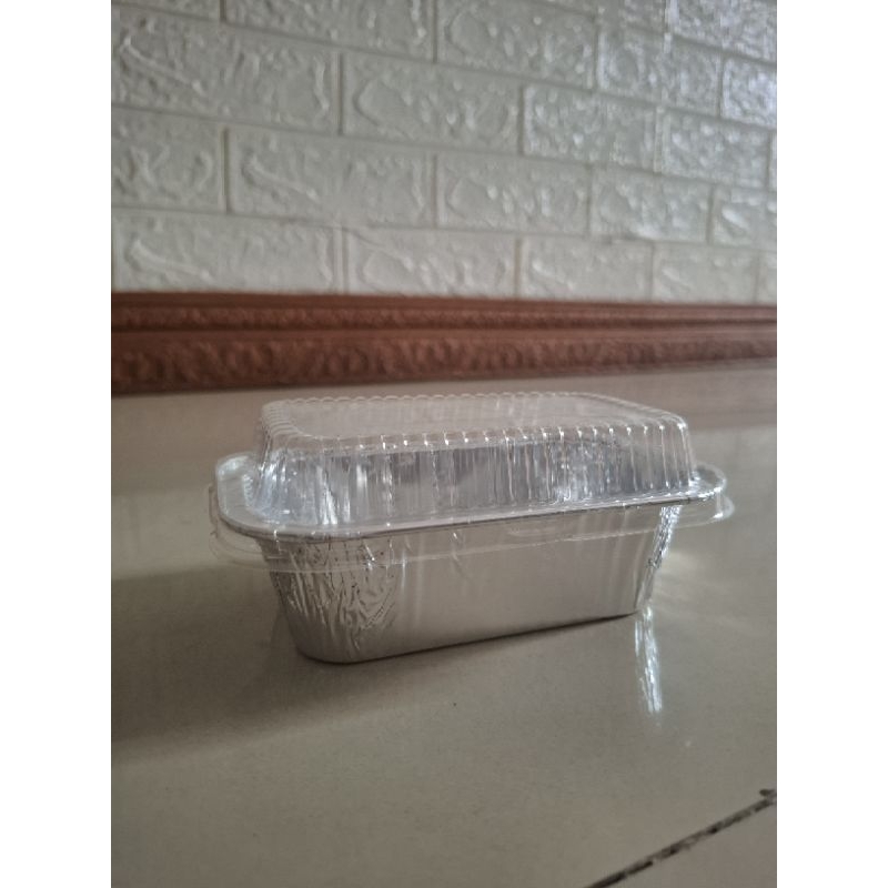 (10PCS) Aluminium Foil Tray P258 + Tutup Mika