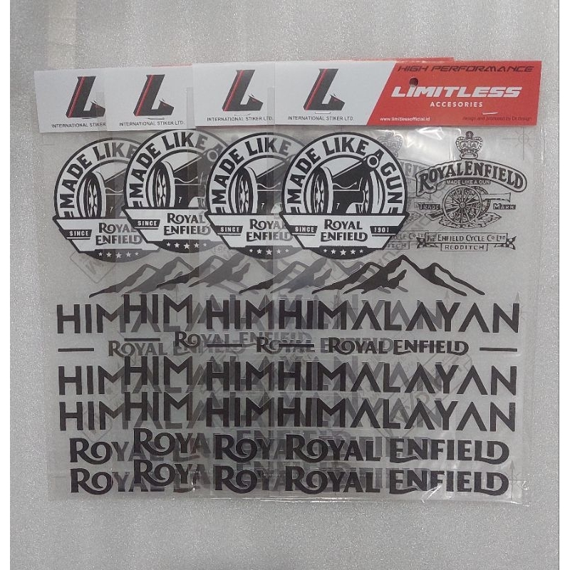 

Stiker super clear himalayan hitam