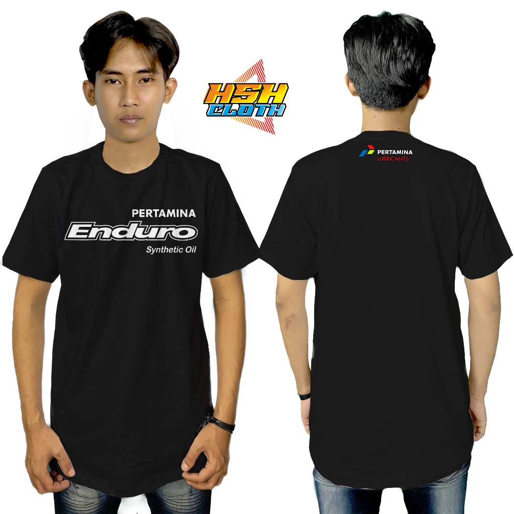 Baju Kaos Distro Pertamina Enduro Synthetic Oil Perusahaan Bisa Custom - HSHCloth