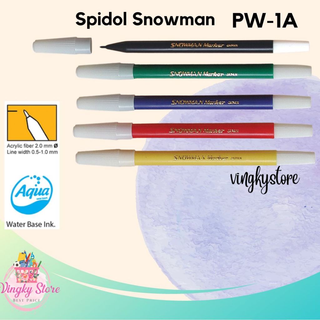 

Spidol Kecil Snowman PW-1