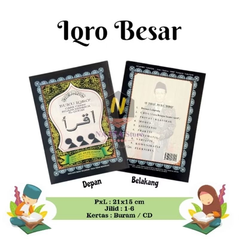 Iqro Besar Jilid 1-6