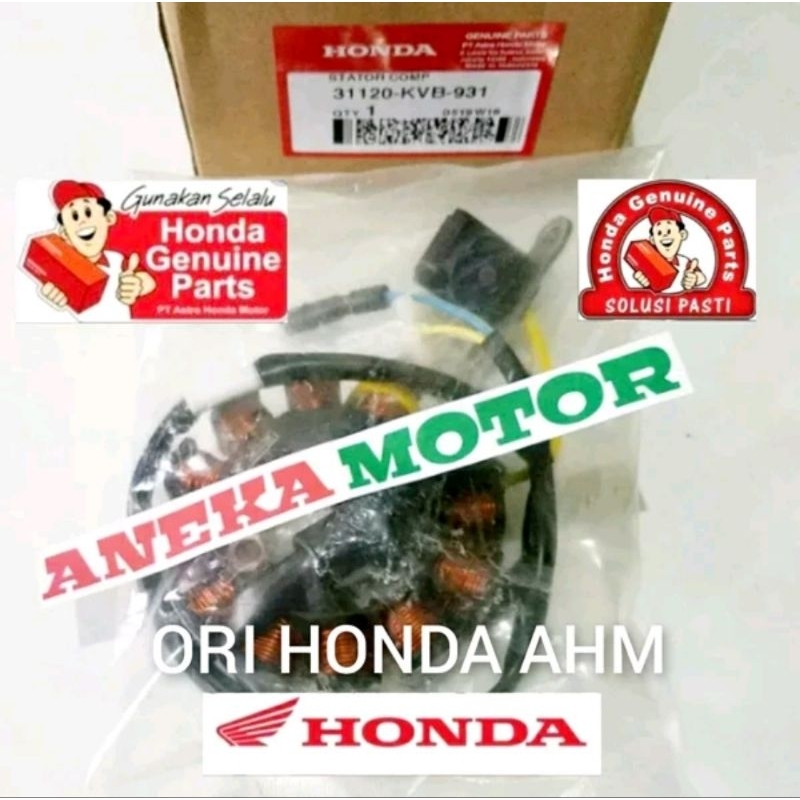 31120-KVB-931 AHM Spull Spul Stator Honda Vario 110 Karbu KVB Original Honda AHM