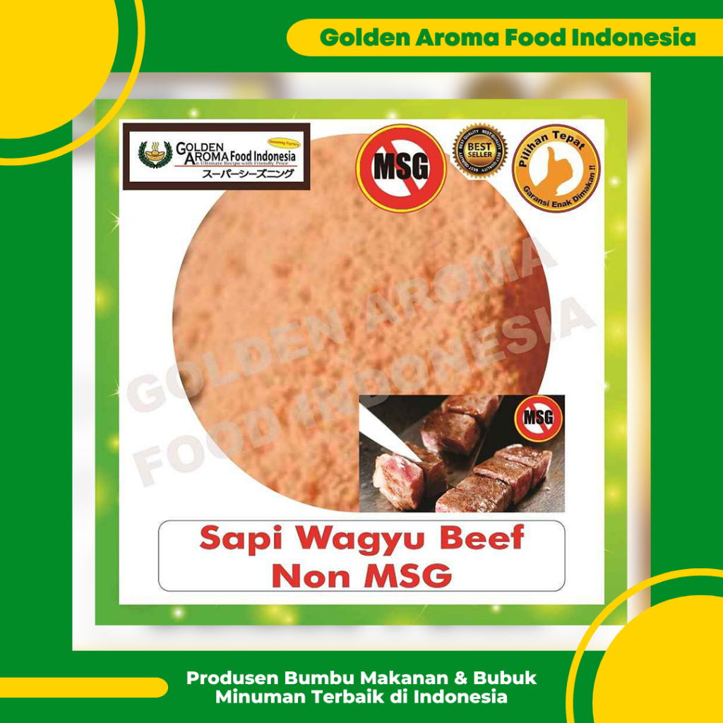 

Bumbu Tabur Rasa Sapi Wagyu Beef Non MSG 1 Kg Bubuk Tabur Beef Wagyu Steak 1Kg Murah Enak Aman Terbaik Premium Kiloan Gurih Gorengan Grosir GAFI Seasoning Powder Snack French Fries Gorengan Kentang Goreng Jamur Crispy Jajanan